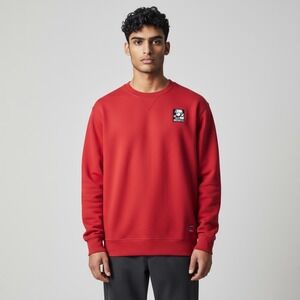Russell Athletic‎ McCarthy Crew Neck Sweatshirt Pullover Mens Medium Red